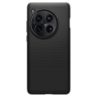 "Spigen" Liquid Air OnePlus 12 чёрный твердый силиконовый чехол | Vacins.lv