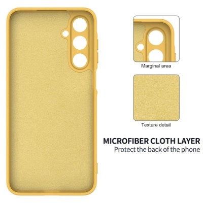 Samsung Galaxy A16 "Shell" cieta silikona (TPU) apvalks - dzeltens | vacins.lv