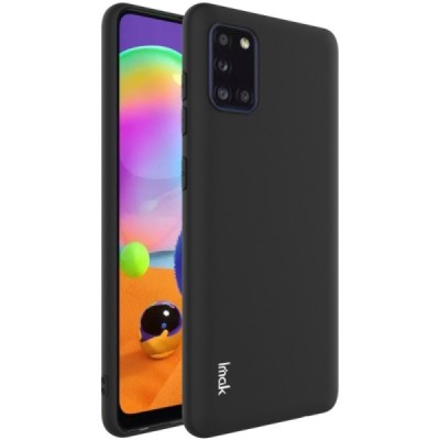 Samsung Galaxy A31 "Imak" cieta silikona (TPU) melns apvalks | vacins.lv
