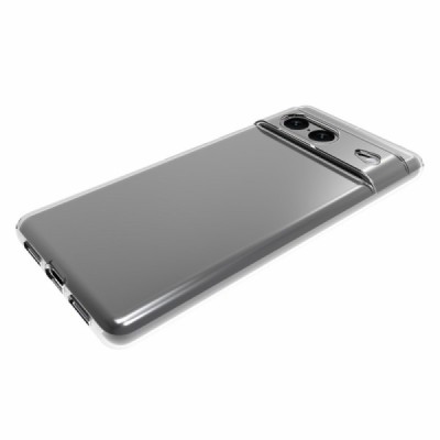 Твердый силиконовый чехол TPU Google Pixel 7 - прозрачный | Vacins.lv