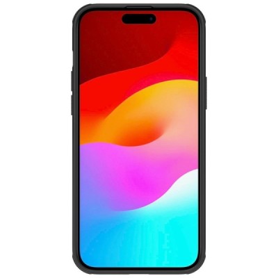 Apple iPhone 15 Plus „Nillkin“ Frosted Shield Pro чёрный чехол | Vacins.lv