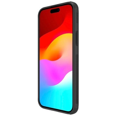 Apple iPhone 15 Plus „Nillkin“ Frosted Shield Pro чёрный чехол | Vacins.lv