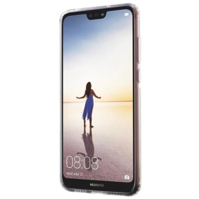 Твердый силиконовый чехол TPU Huawei P20 Pro - прозрачный | Vacins.lv