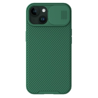 Apple iPhone 15 Plus „Nillkin“ CamShield Pro Magnetic zaļš apvalks | Vacins.lv