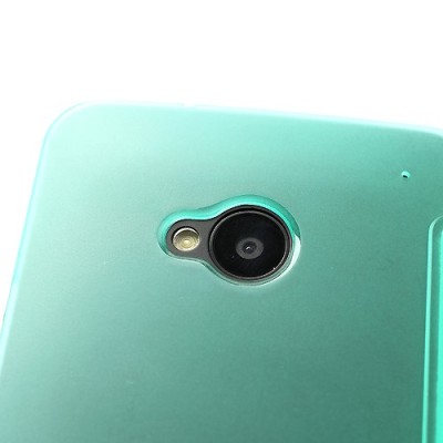 Atvēramais HTC One M7 zaļš maciņš / Vacins.lv
