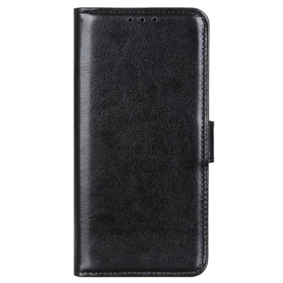 Xiaomi Redmi 12 4G открываемый чёрный кожаный чехол - книжка | Vacins.lv