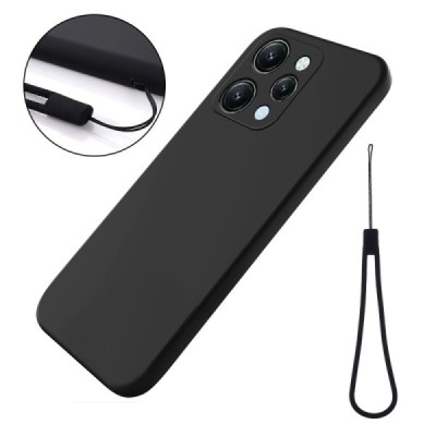 Xiaomi Redmi 12 4G Shell cieta silikona (TPU) apvalks - melns | vacins.lv