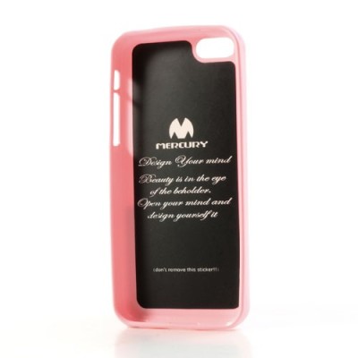 Apple iPhone 5C Mercury Color rozs cieta silikona (TPU) futrālis / Vacins.lv