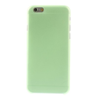 Ploniausias pasaulyje plastikinis skaidrus Apple iPhone 6 (6s) žalias dėklas - nugarėlė / Priedai.lt