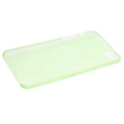 Ploniausias pasaulyje plastikinis skaidrus Apple iPhone 6 (6s) žalias dėklas - nugarėlė / Priedai.lt