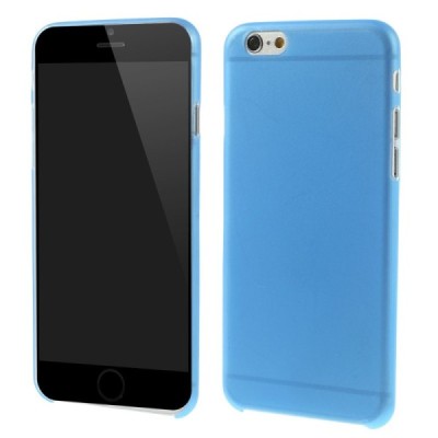 Ploniausias pasaulyje plastikinis skaidrus Apple iPhone 6 (6s) mėlynas dėklas - nugarėlė / Priedai.lt