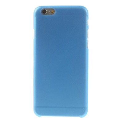 Ploniausias pasaulyje plastikinis skaidrus Apple iPhone 6 (6s) mėlynas dėklas - nugarėlė / Priedai.lt
