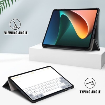Xiaomi Pad 6 atvēramais melns maciņš | Vacins.lv