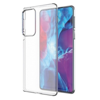 Твердый силиконовый чехол (TPU) для Motorola Edge 20 Pro, прозрачный | Vacins.lv