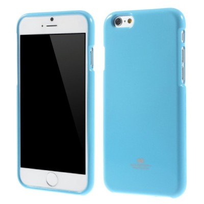 Apple iPhone 6 (6s) šviesiai mėlynas (žydras) Mercury kieto silikono (TPU) dėklas / Priedai.lt