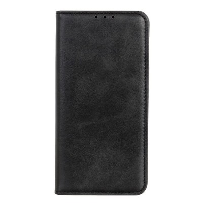 Xiaomi 13T (13T Pro) „Split“ чёрный кожаный чехол-книжка | Vacins.lv