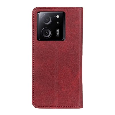 Xiaomi 13T (13T Pro) „Split“ sērijas sarkans atvērams maciņš, maks | Vacins.lv