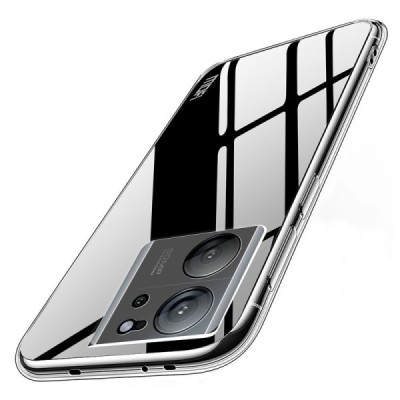 Xiaomi 13T (13T Pro) „Mofi“ твердый силиконовый чехол (TPU) - прозрачный | Vacins.lv
