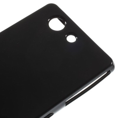 Sony Xperia Z3 Compact juodas Mercury kieto silikono (TPU) dėklas / Priedai.lt