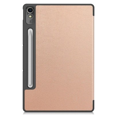 Lenovo Tab P12 12.7" золотой кожаный чехол-книжка (складной) | Vacins.lv