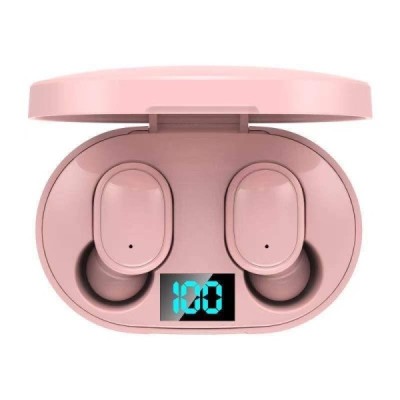 „TWS“ True Wireless E6S беспроводные оригинальные розовый наушники | Vacins.lv