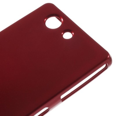 Sony Xperia Z3 Compact raudonas Mercury kieto silikono (TPU) dėklas / Priedai.lt