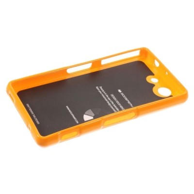 Sony Xperia Z3 Compact geltonas Mercury kieto silikono (TPU) dėklas / Priedai.lt