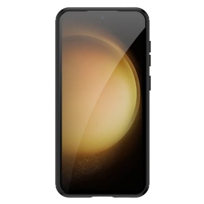 Samsung Galaxy S23 FE (Fan Edition) „Carbon“ твердый силиконовый чехол (TPU) - черный | Vacins.lv