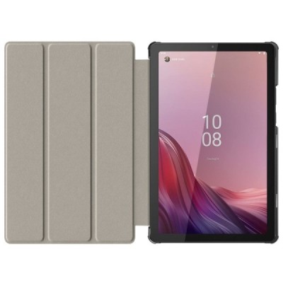 Lenovo Tab M9 9" открываемый черный кожаный чехол - книжка | Vacins.lv