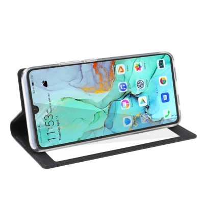 Huawei P30 Pro „Vili“ S View Cover чехол-книжка с окном - чёрный | Vacins.lv