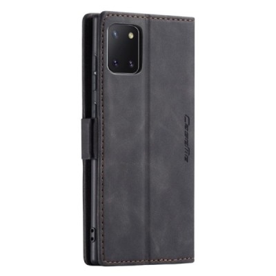 Samsung Galaxy Note10 Lite (N770F) CaseMe Retro открываемый, чёрного цвета, кожаный чехол – книжка | Vacins.lv