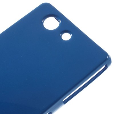 Sony Xperia Z3 Compact tamsiai mėlynas Mercury kieto silikono (TPU) dėklas / Priedai.lt
