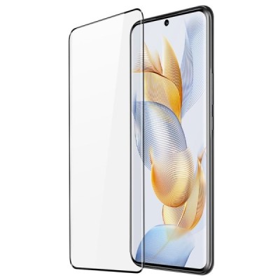 Huawei Honor 90 „Dux Ducis“ Tempered Glass melns ekrāna aizsargstikls 2.5D | Vacins.lv