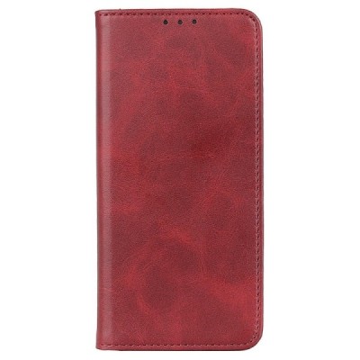 Nothing Phone 2 „Split“ красный кожаный чехол-книжка | Vacins.lv