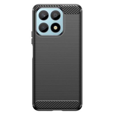 Huawei Honor X8a „Carbon“ твердый силиконовый чехол (TPU) - черный | Vacins.lv