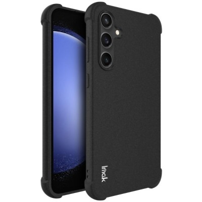 Samsung Galaxy S23 FE (Fan Edition) Imak усиленный твердый силиконовый чехол TPU - чёрный | Vacins.lv