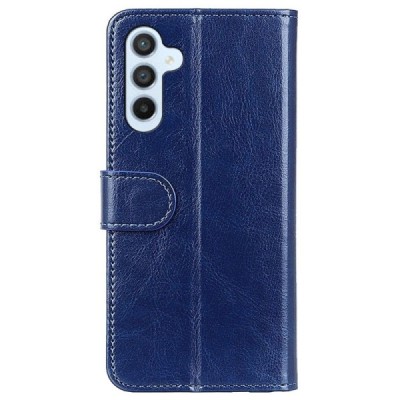 Samsung Galaxy S23 FE (Fan Edition) открываемый синий кожаный чехол - книжка | Vacins.lv