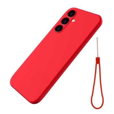 Samsung Galaxy S23 FE (Fan Edition) Shell (TPU) твердый силиконовый чехол - красный | Vacins.lv