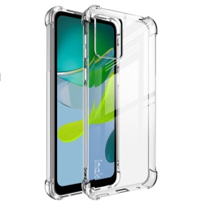 Motorola Moto E13 Imak pastiprinātas aizsardzības cieta silikona (TPU) dzidrs vāciņš | Vacins.lv