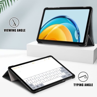 Huawei MatePad SE 10.4'' atvēramais melns maciņš | Vacins.lv