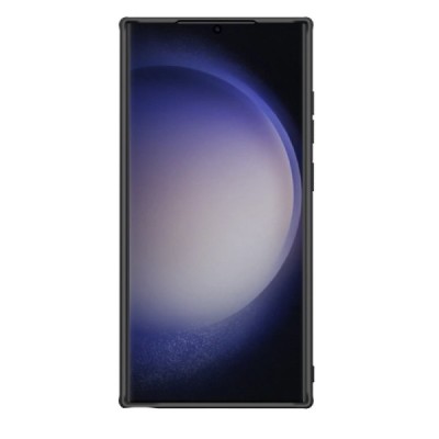 Samsung Galaxy S24 Ultra (SM-S928) „Nillkin“ Frosted Shield Pro melns vāciņš, apvalks | Vacins.lv