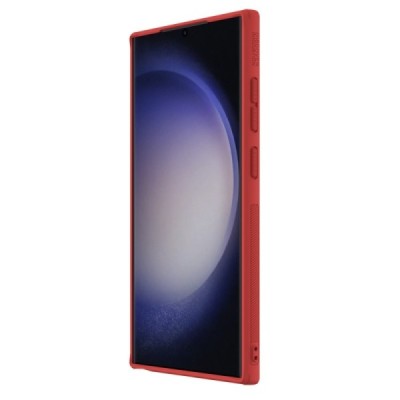 Samsung Galaxy S24 Ultra (SM-S928) „Nillkin“ Frosted Shield Pro красный чехол | Vacins.lv