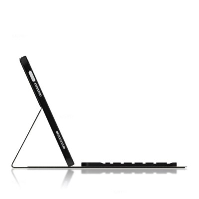 AApple iPad 11 2025, iPad 10,9 2022 чехол-книжка из черной кожи с беспроводной клавиатурой Bluetooth | Vacins.lv