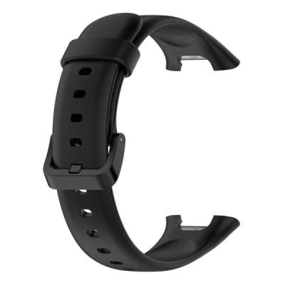 Твердый силиконовый чёрный браслет (TPU) для умных часов Xiaomi Mi Band 7 Pro | Vacins.lv