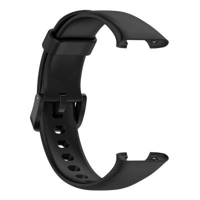 Твердый силиконовый чёрный браслет (TPU) для умных часов Xiaomi Mi Band 7 Pro | Vacins.lv