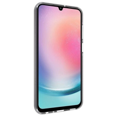 Твердый силиконовый чехол (TPU) для Samsung Galaxy A25 (SM-A256), прозрачный | Vacins.lv