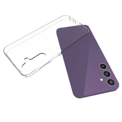Твердый силиконовый чехол (TPU) для Samsung Galaxy A25 (SM-A256), прозрачный | Vacins.lv