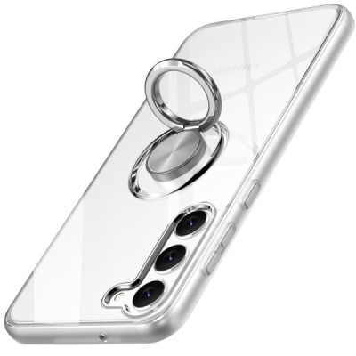 Твердый силиконовый чехол „Sheet“ Kickstand (TPU) для Samsung Galaxy S24+ (SM-S926) - прозрачный | Vacins.lv