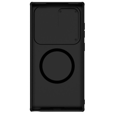 Samsung Galaxy S24 Ultra (SM-S928) „Nillkin“ CamShield Pro Magnetic чёрный чехол с защитной крышкой для камеры | Vacins.lv