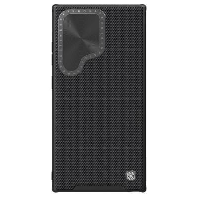 Samsung Galaxy S24 Ultra (SM-S928) „Nillkin“ CamShield Textured Prop чёрный чехол с защитной крышкой для камеры | Vacins.lv